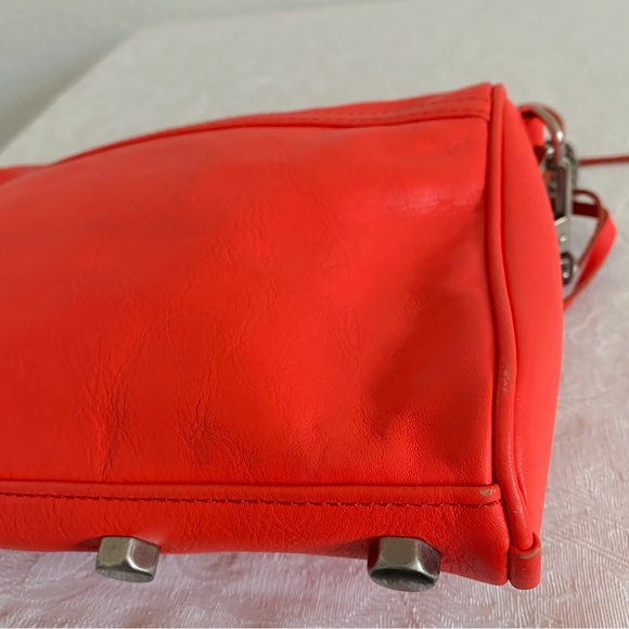 Rebecca Minkoff coral red mini MAC crossbody bag - Picture 7 of 8